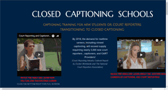 Desktop Screenshot of closedcaptioningschools.com